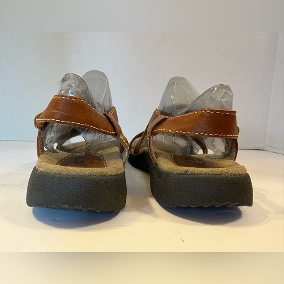 Eastland brown leather strappy sandals size 7 M - Picture 7 of 11